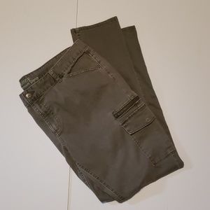Mossimo Cargo Style Olive Skinny Jeans 18